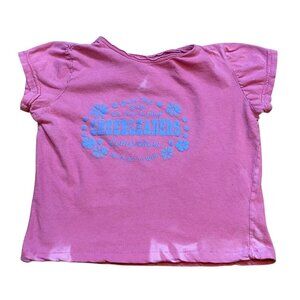 90s/Y2K Mudd Cropped Pink Cheerleaders‎ Baby Tee Medium